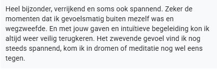 hoe heb je het ervaren 3