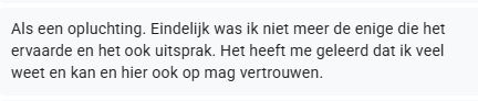 hoe heb je het ervaren4